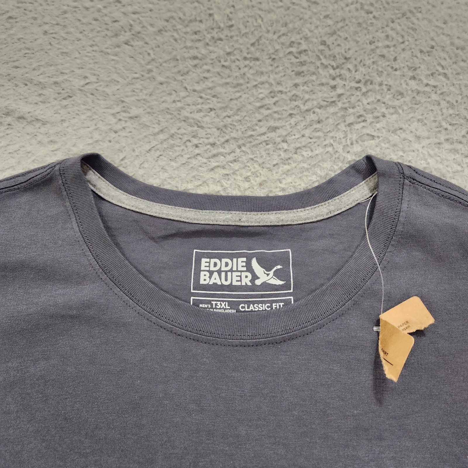 Eddie Bauer Shirt Mens T3XL Gray Classic Fit Short Sleeve Everyday Legend Tee gallery