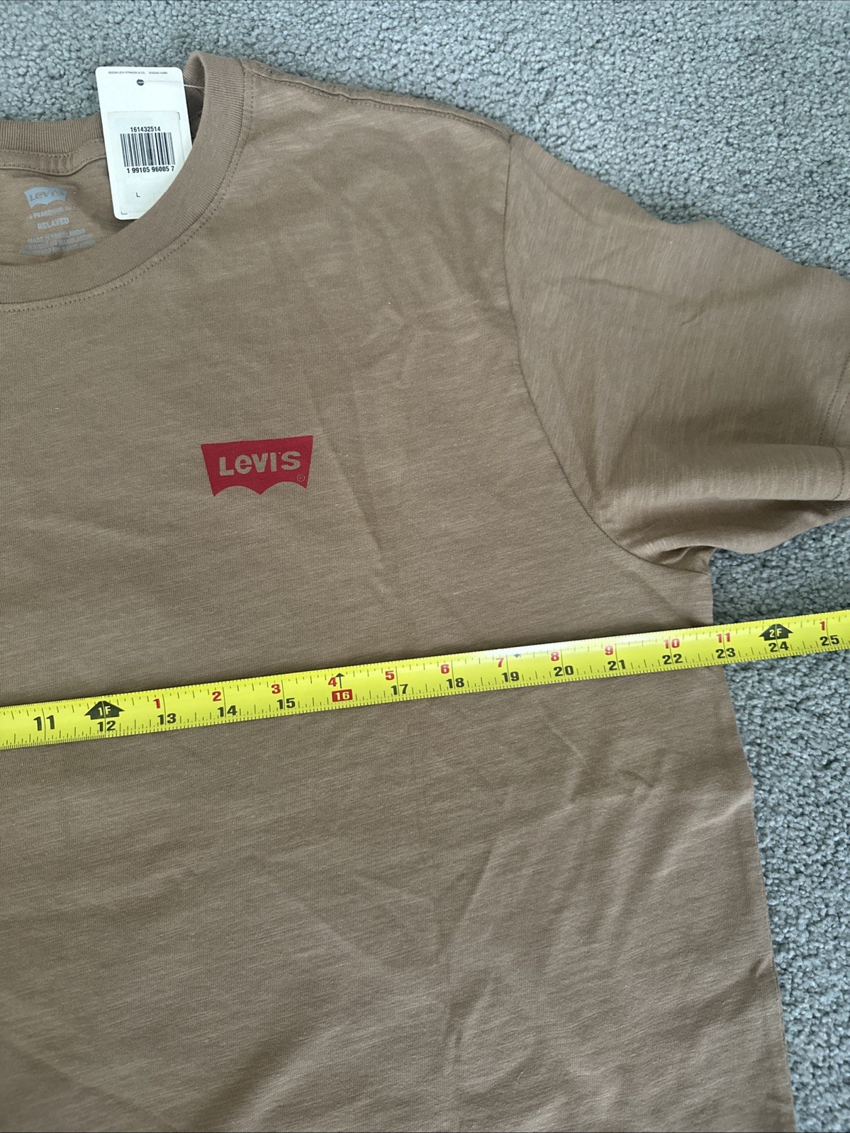 Levi’s Men’s Large Graphic Logo Quality T-Shirt Size Crew Neck Short Sleeve New gallery
