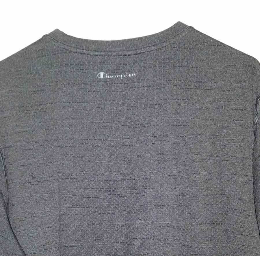 Champion Authentic Spellout Logo Gray Mens XL Short Sleeve T Shirt gallery
