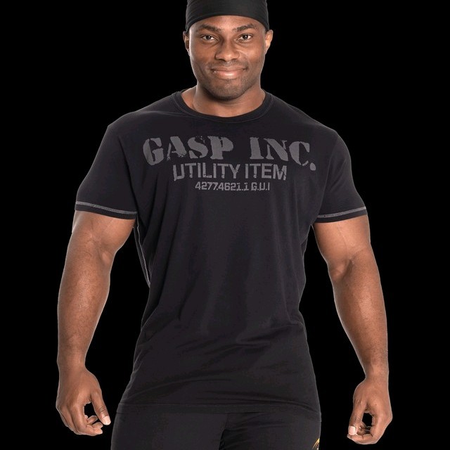Gasp Inc Utility Shirt Black XXL T-shirt Bodybuilder Hardcore Bodybuilding