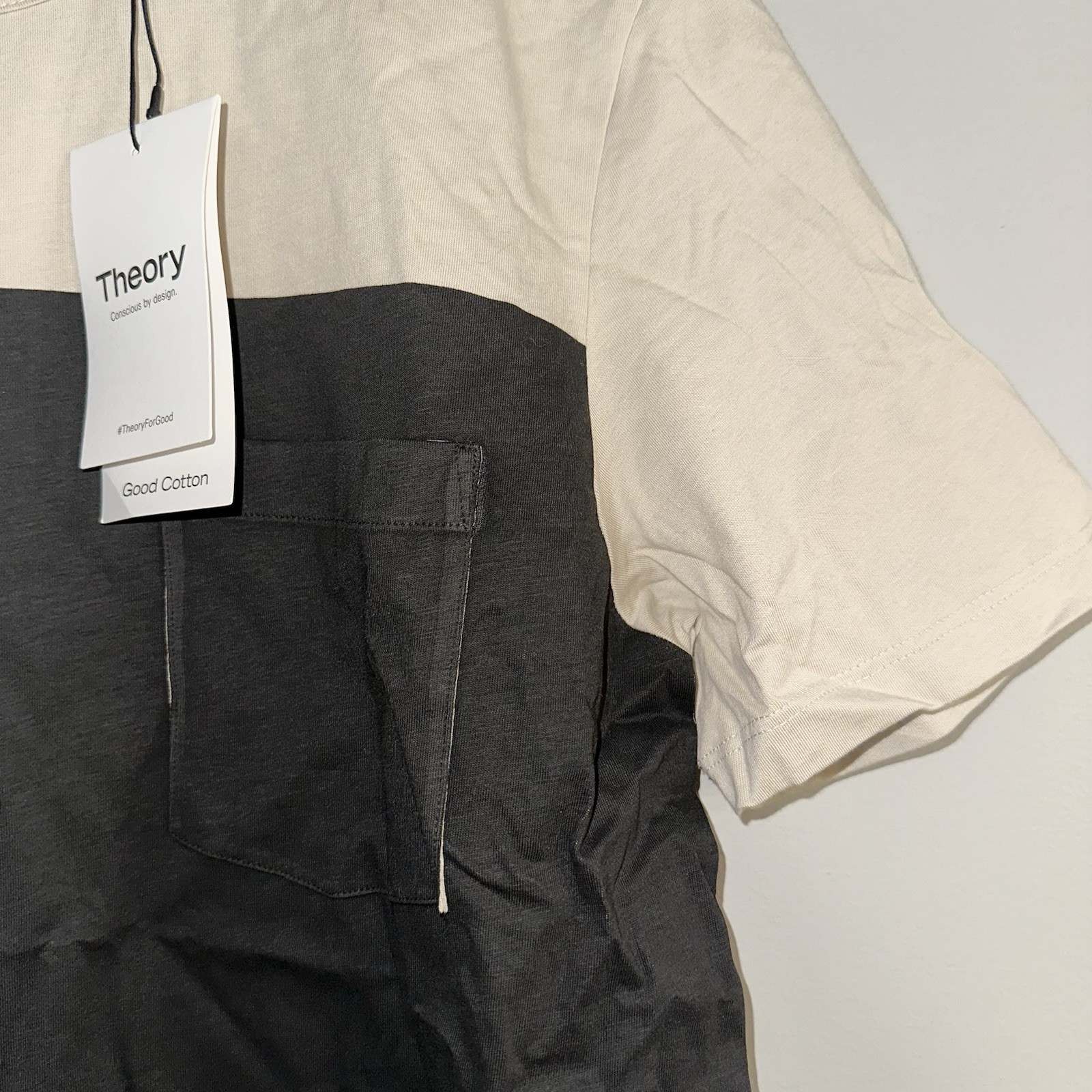 Theory Men's Essential Block Peyote Geometric Print Size Medium New With Tag gallery