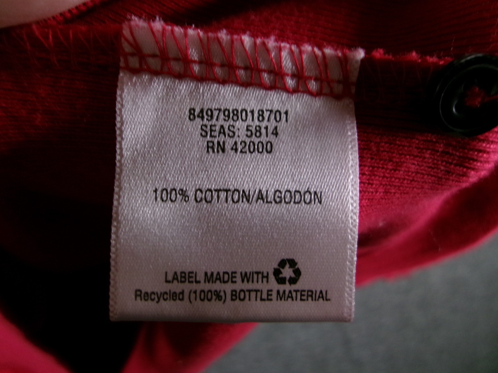 Basic Editions Shirt Men XXL Red Henley Classic Causal Outdoor Long Sleeve gallery
