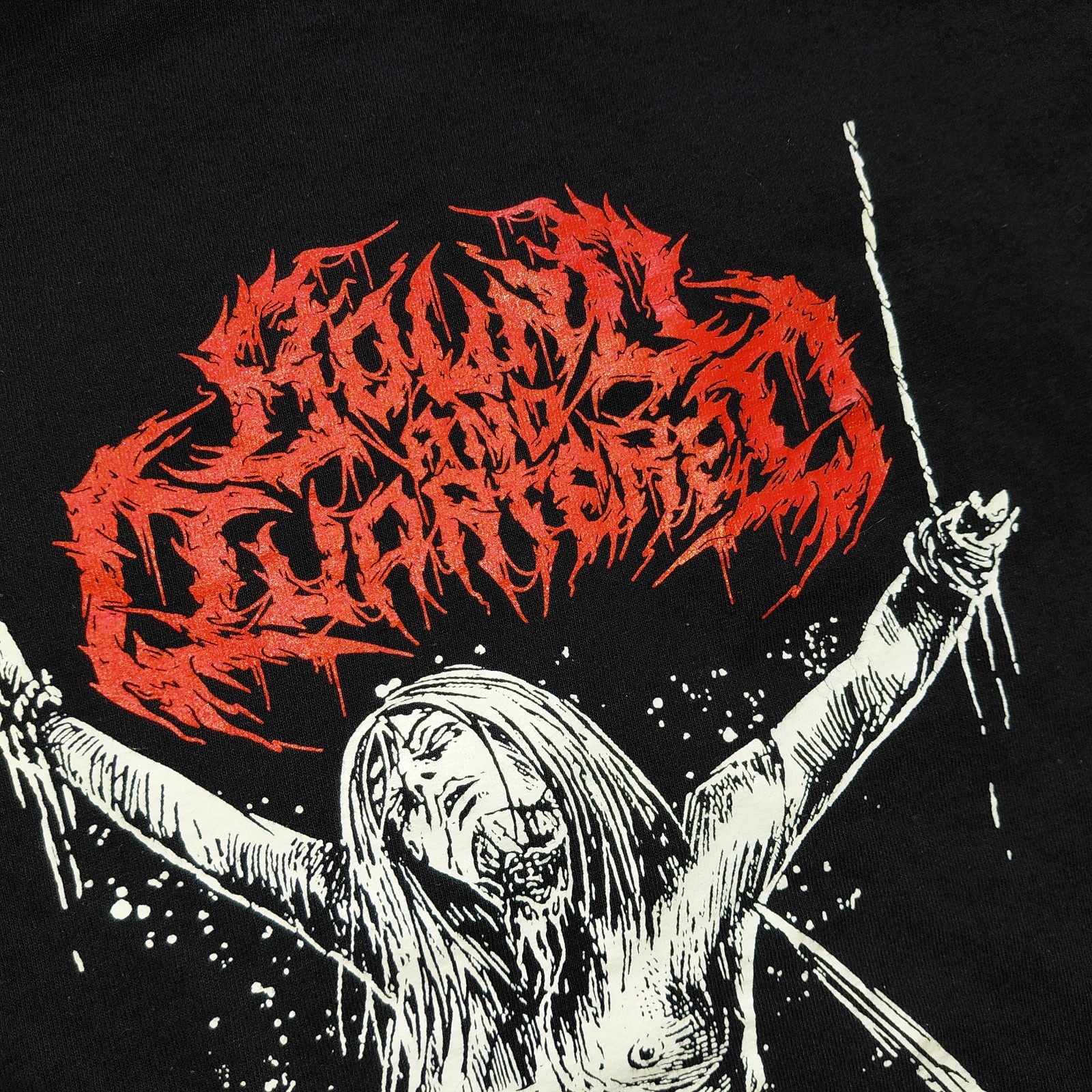 Bound And Quartered Metal Band Music T Shirt Tee - Size Medium - Black Punk Goth gallery
