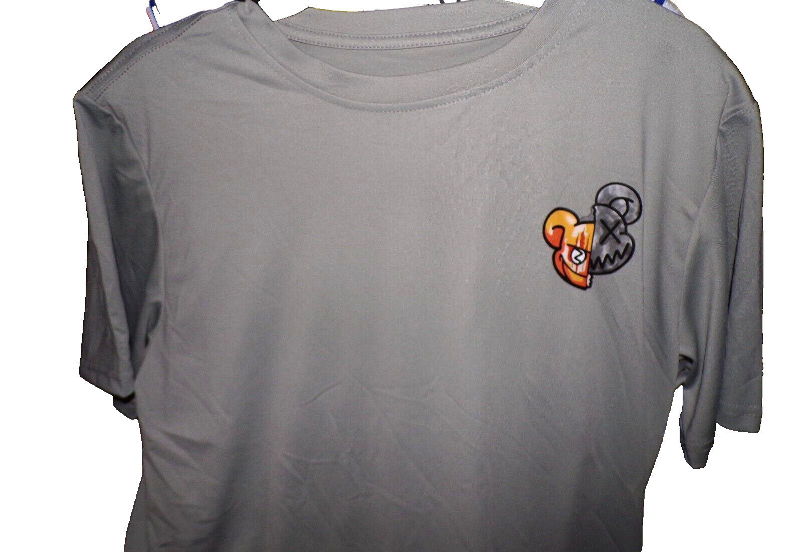Men's Bear Shien Tee shirt Size M gray athletic stretch MR gallery