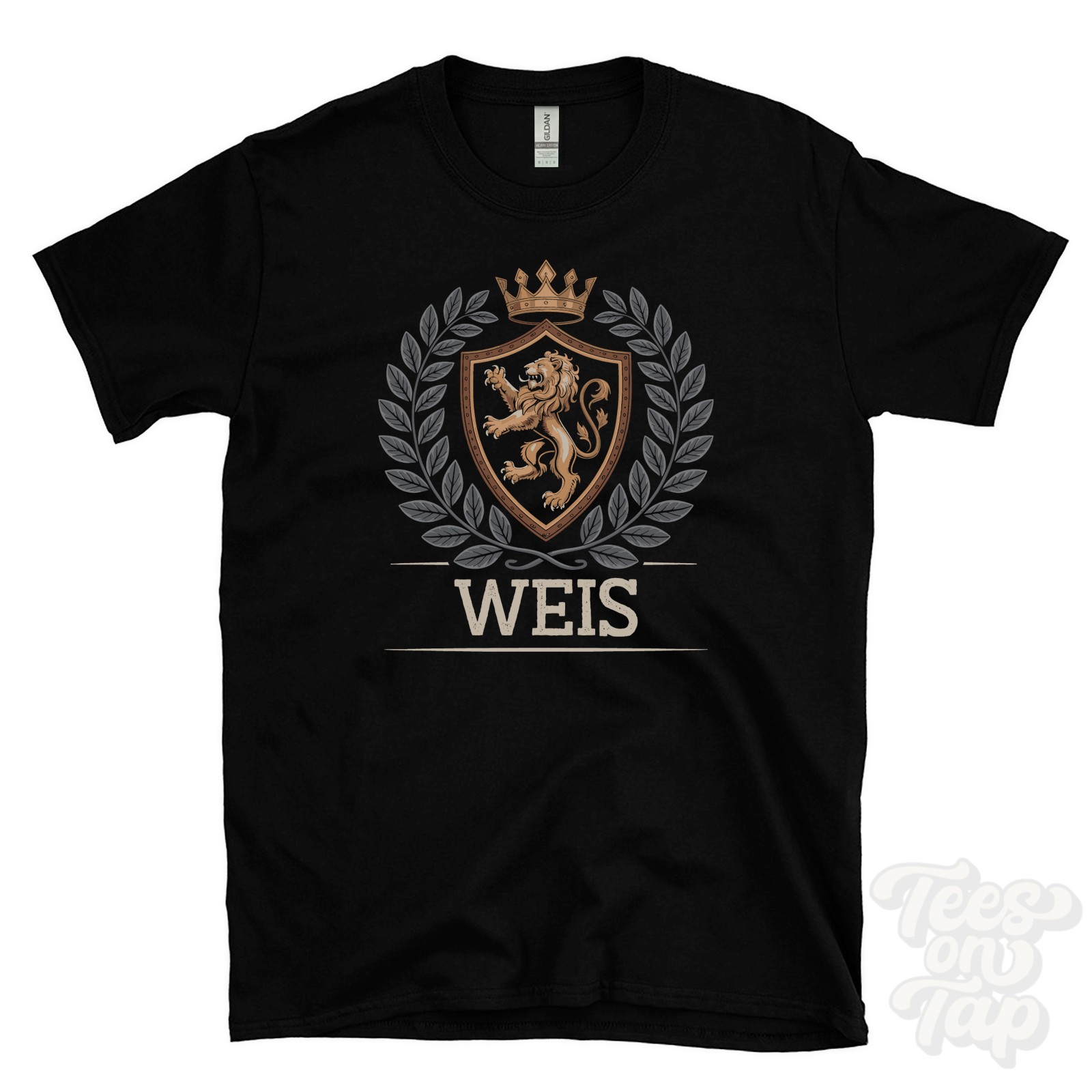 WEIS FANTASY COAT OF ARMS T-SHIRT novelty parody family name crest gallery