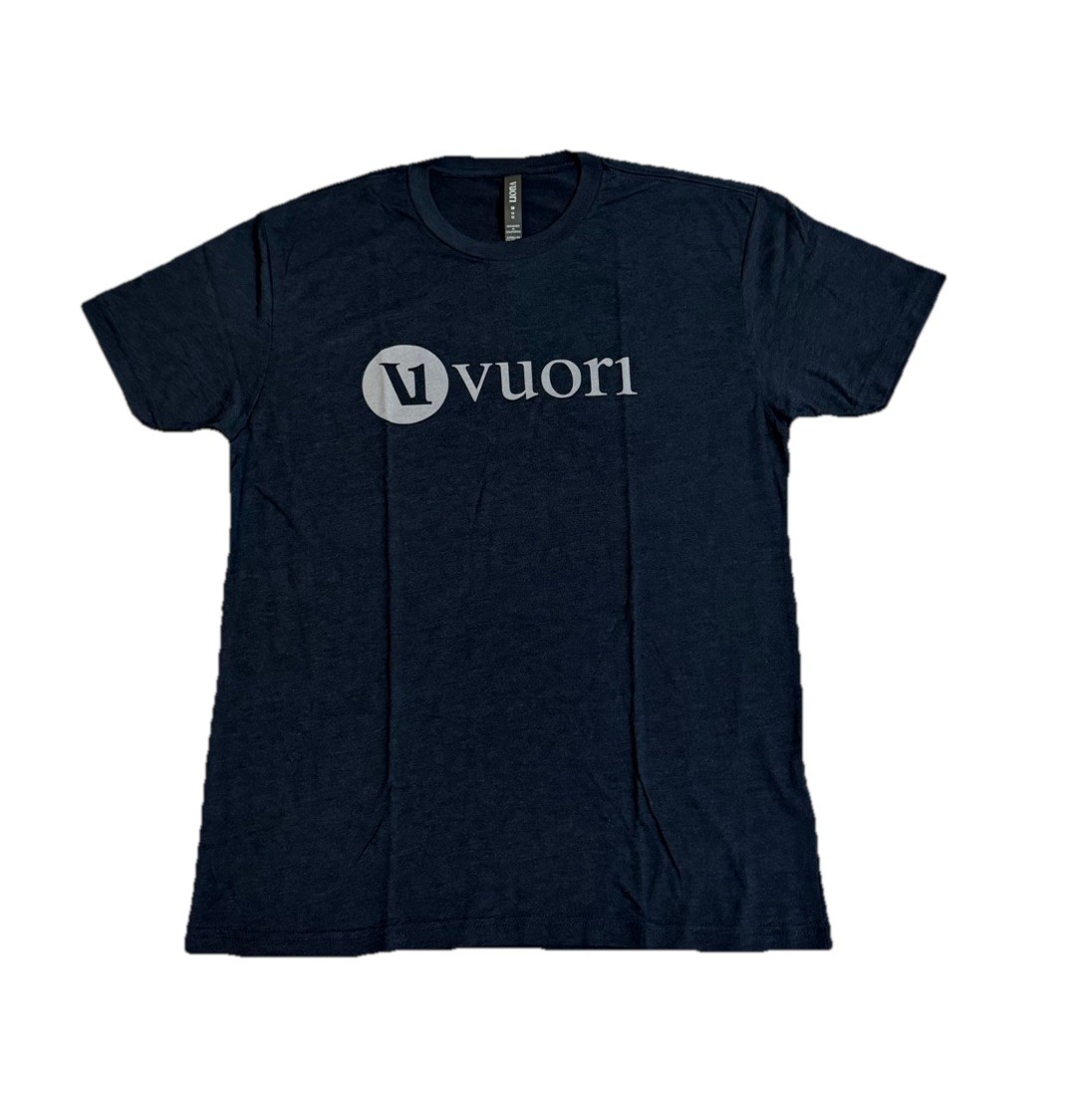VUORI V1 WORDMARK LOGO MEN’S TEE NAVY COLOR SIZE XXL NWT