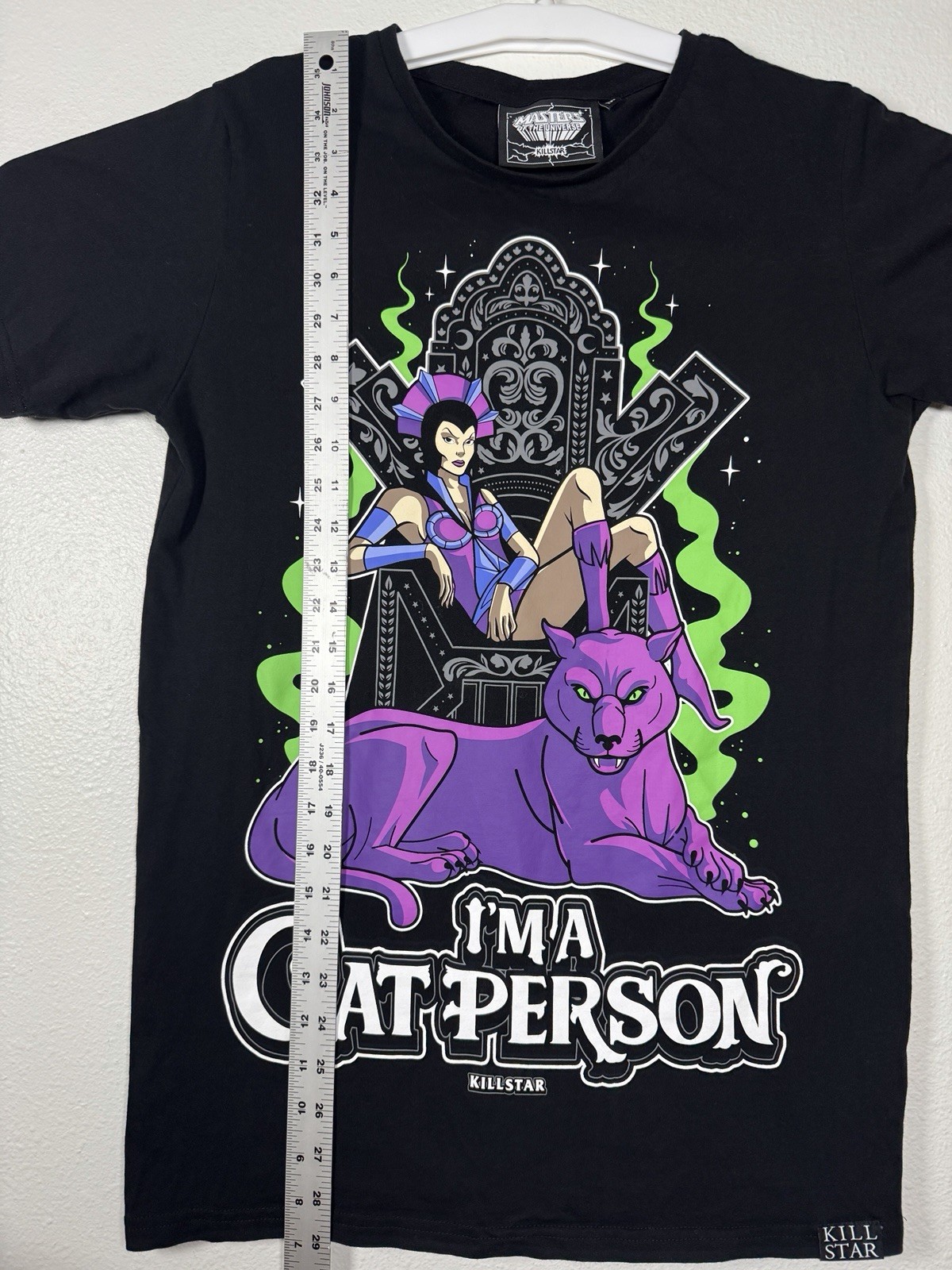 KILLSTAR I'm A Cat Person Medium Masters Of The Universe Evilyn Wide Neck gallery
