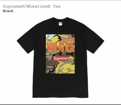 SUPREME SS21 WHEATIES TEE BOX LOGO BLACK MEDIUM M AUTHENTIC NEW IN HAND!