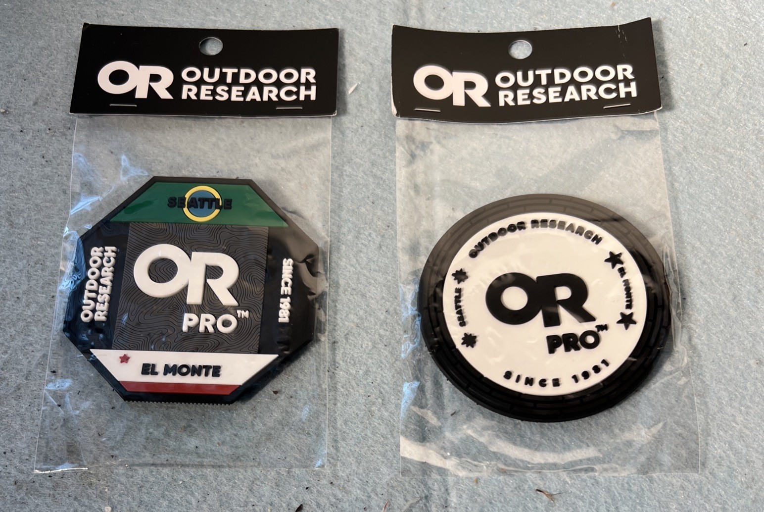 2026 & 2024 Shot Show Outdoor Research Pro Morale 2 Patches Las Vegas Since 1981