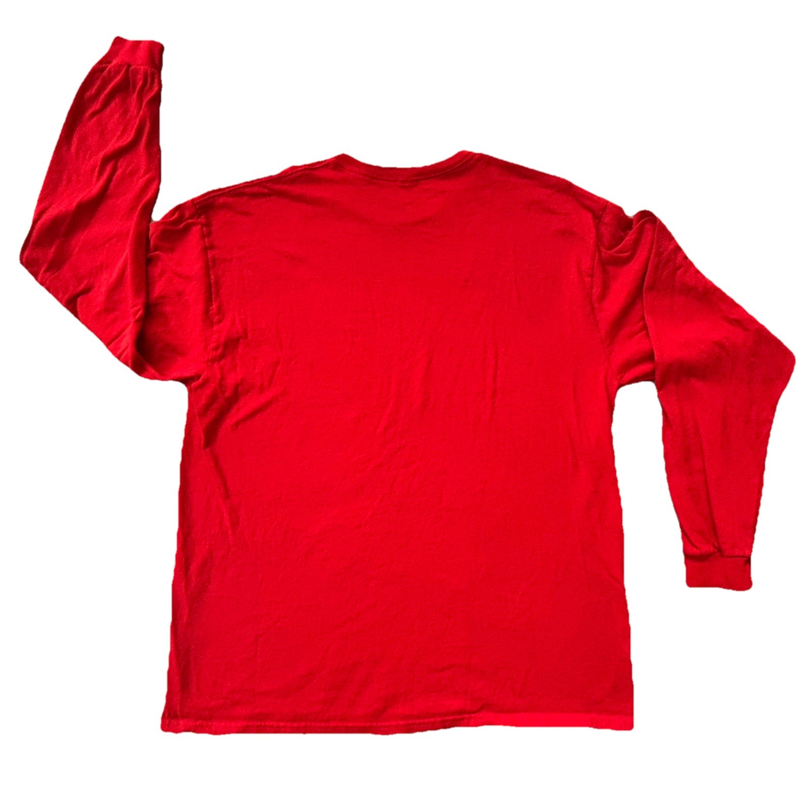 Soffe Long Sleeve Red T-shirt Men’s XL- Crew Neck And Cuffs gallery