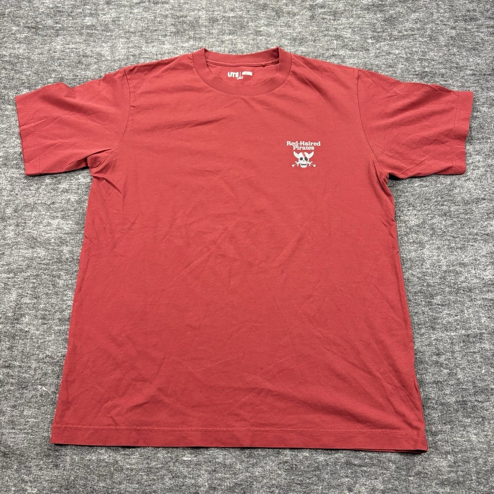 Uniqlo UT One Piece Red Haired Pirates Shanks T Shirt Mens M Anime