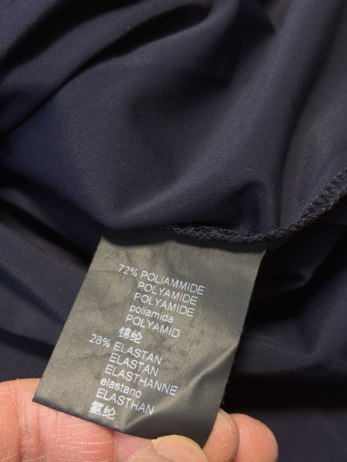 Corneliani Polyamide Navy Blue Crewneck T-shirt sz 58 gallery