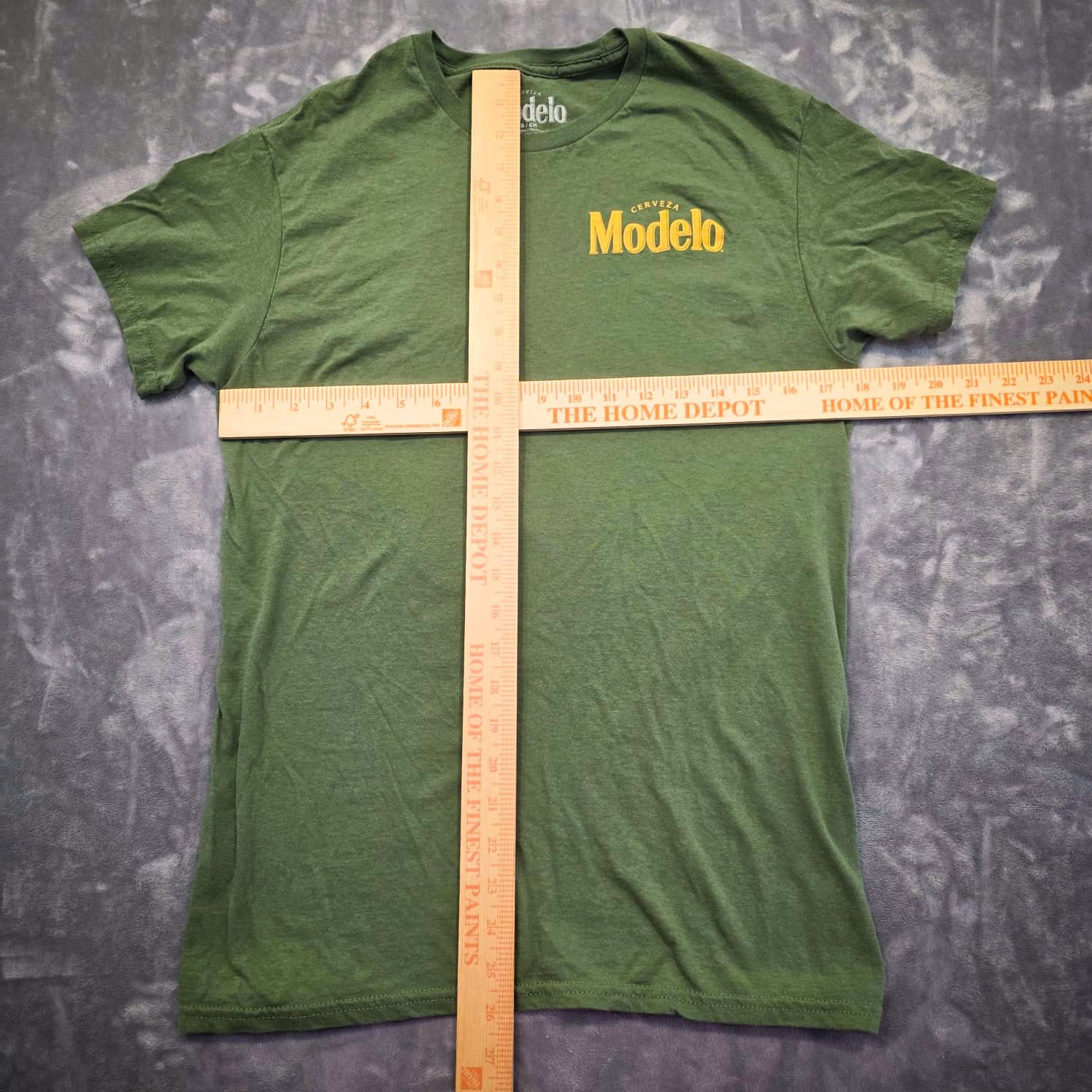 Cerveza Modelo Beer T-Shirt Men's Small Olive Green Graphic Tee Lion 100% Cotton gallery