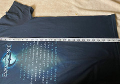 Evanescence Amy Lee 2012 Tour Black Double Sided U.S Dates SZ M-NWOT