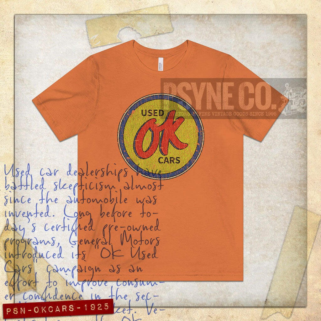 OK Used Cars 1925 Vintage Men’s T-Shirt gallery