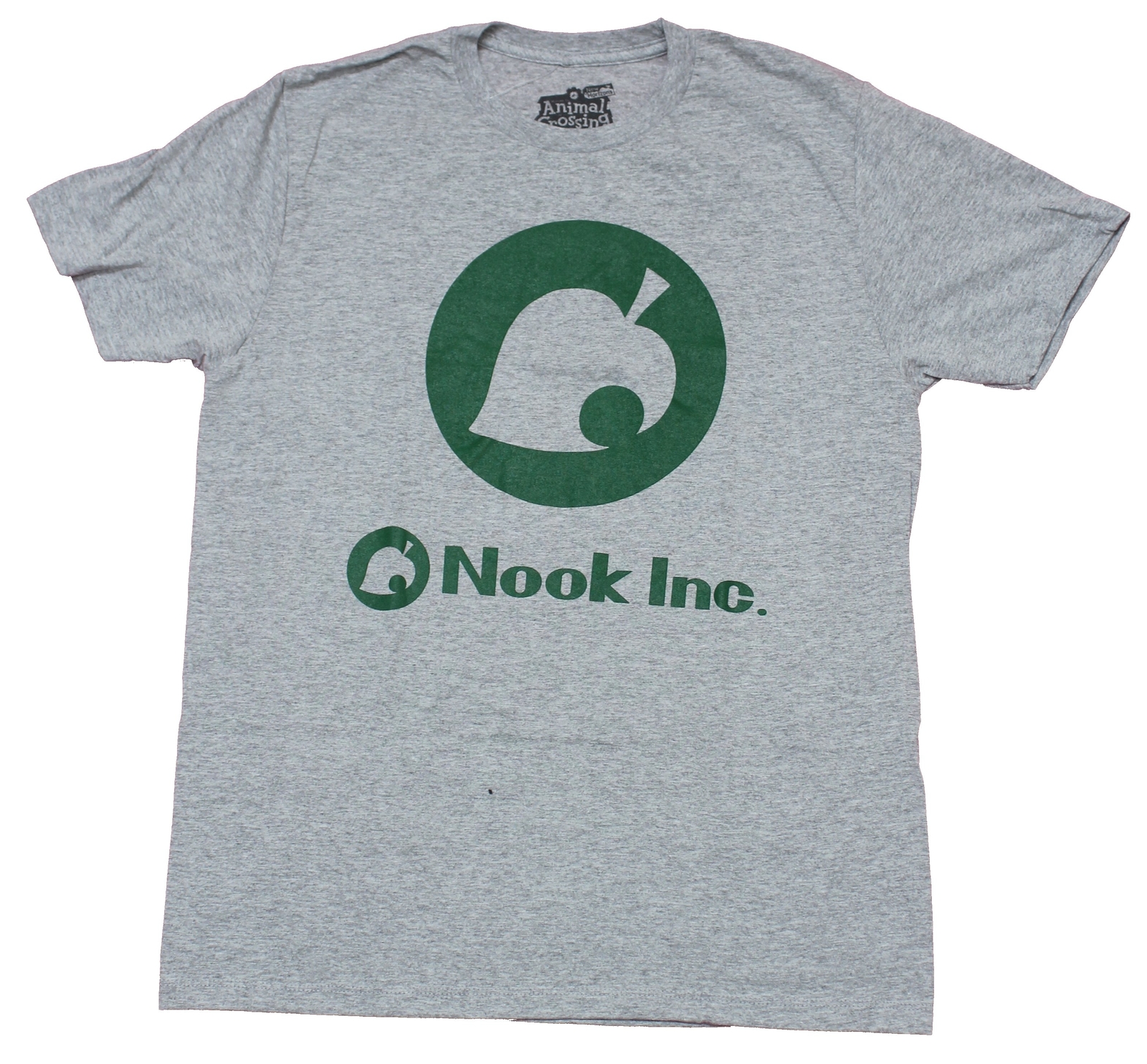 Animal Crossing Mens T-Shirt - Nook Inc Green Circle Logo gallery