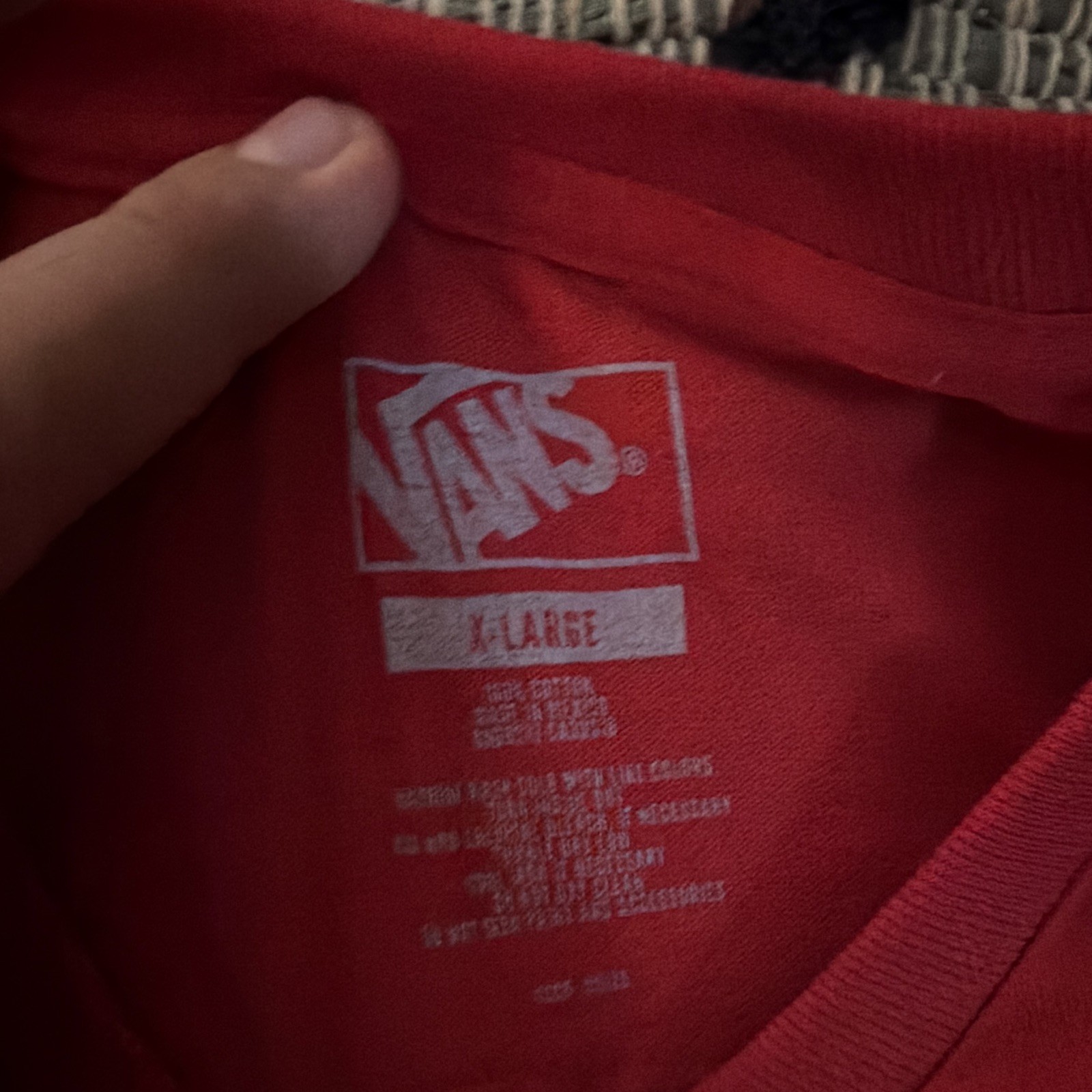 Vans Warped Tour Washington DC 2026 Tee Red Men's XL Crew Neck gallery