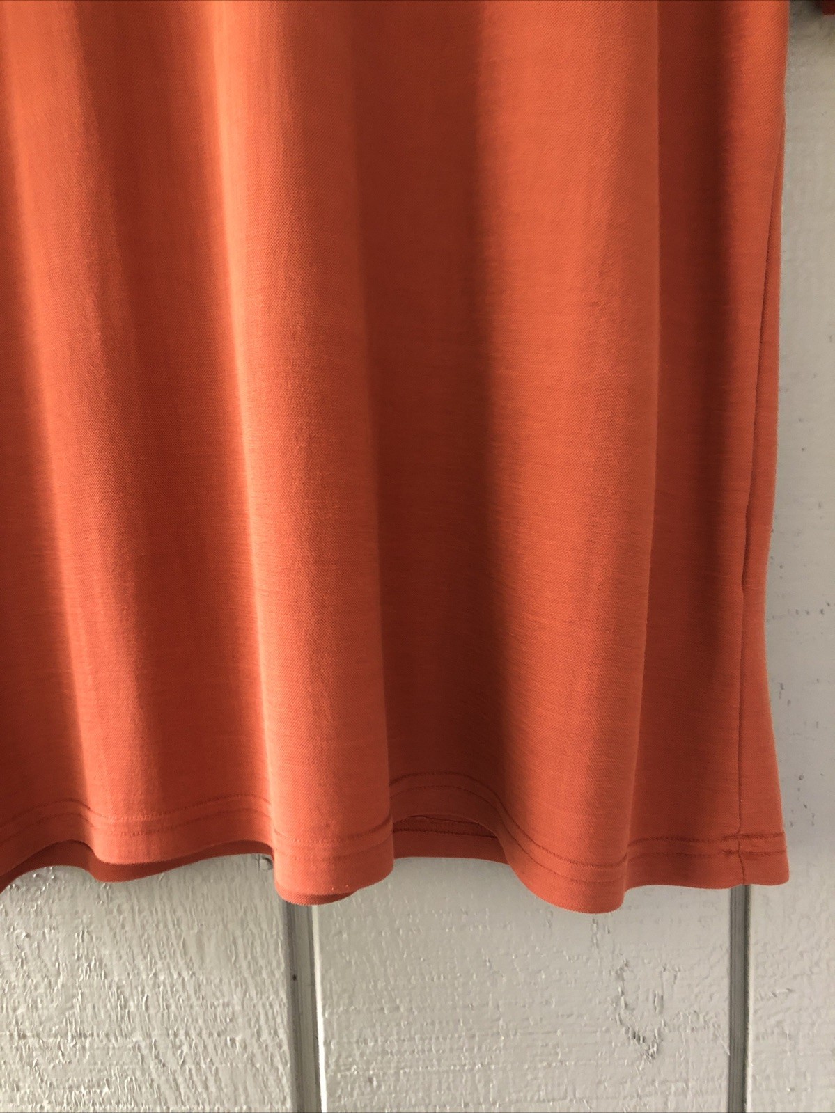 I'm Brian Mens T Shirt Rust Orange Made in Italy 55% Rayon Tee Size XL Quality!! gallery