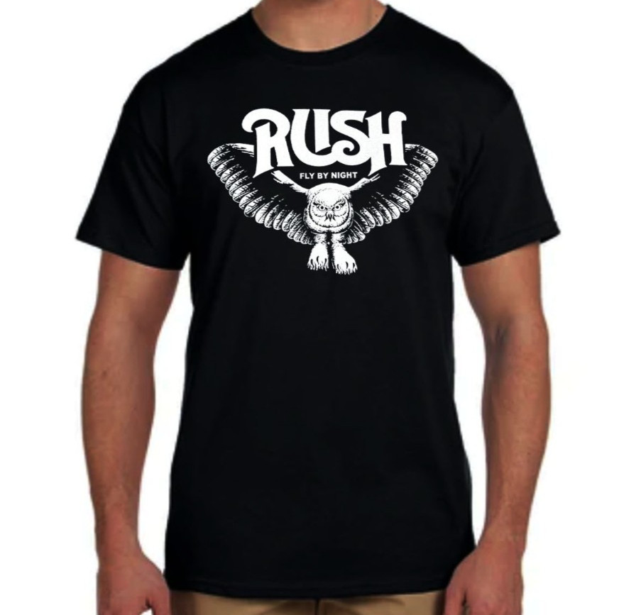 Rush Fly By Night Rock Band Men's T Shirt (Multiple Colors) gallery