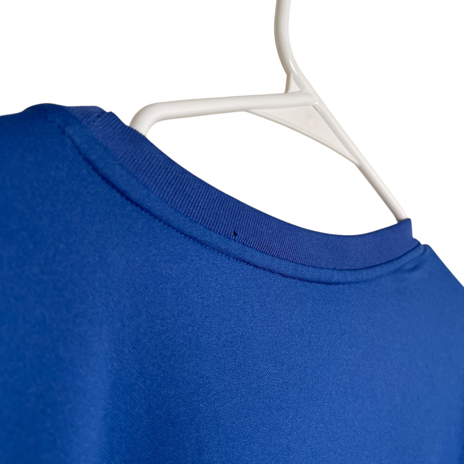 Nike T-Shirt Men's XL 1XL Blue Short Sleeve Solid Athletic Crew Neck Shirt gallery