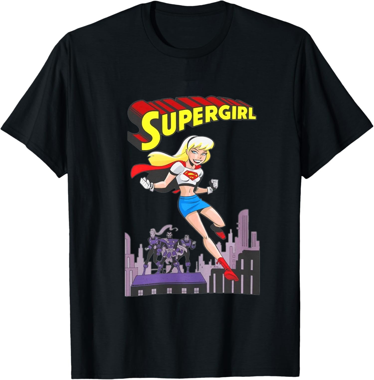 Supergirl T-Shirt - Bruce Timm Animated Series Art - DC Comics 90s Cartoon gallery