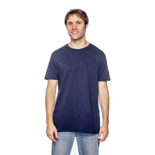 Gildan G640 Adult Unisex Softstyle® tshirt MD Medium Navy Blue Shirt gallery