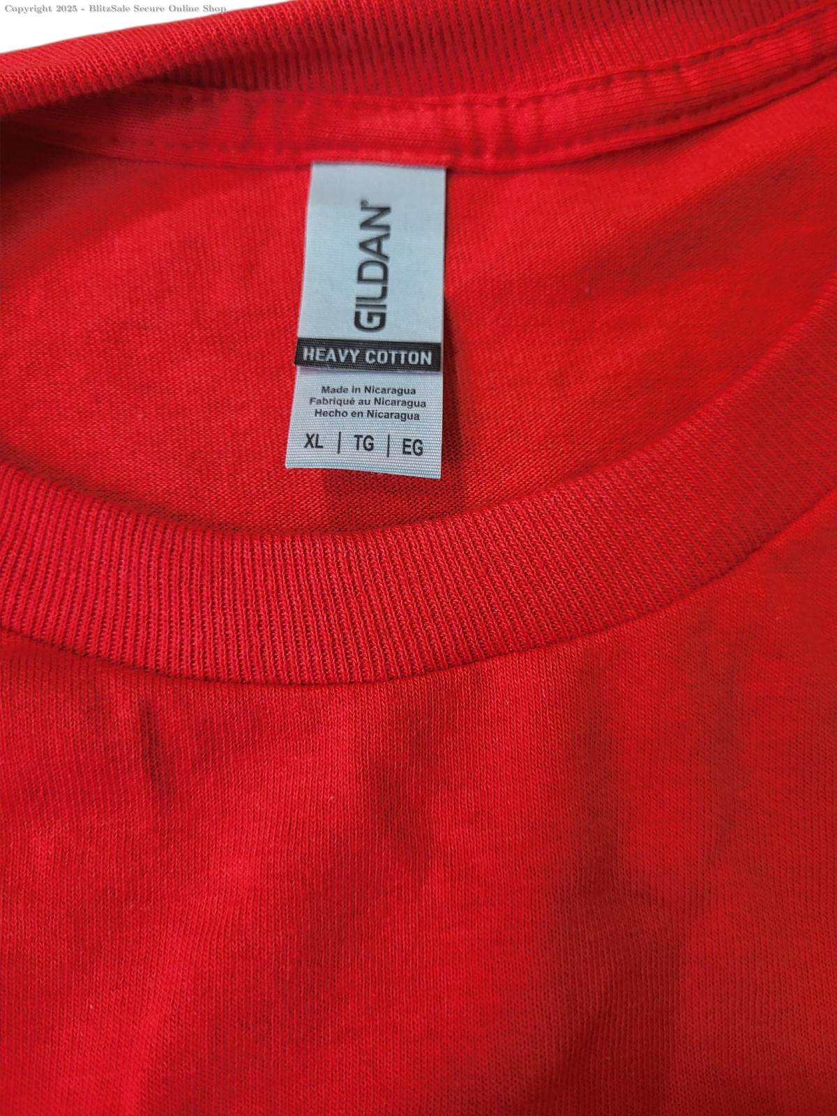 Gildan - 100% Cotton Long Sleeve T-Shirt. 5400 - Red G540 XL gallery