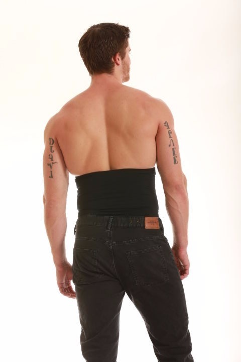 Instaslim Compression Mens Slimming Belt Look 5" Slimmer Insta Slim ALL sz Color gallery
