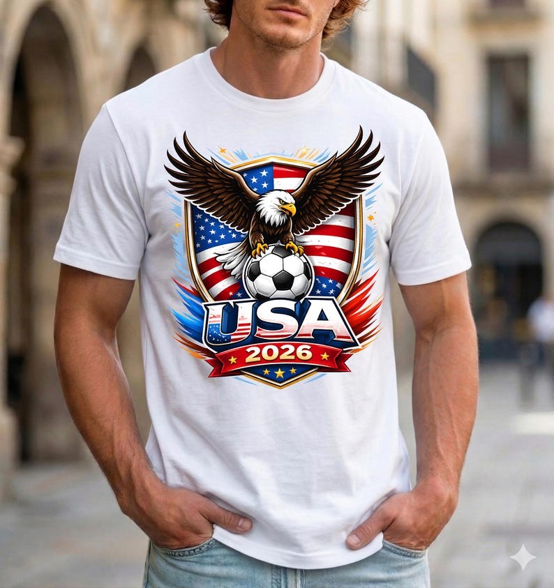 USA World Soccer Championship 2026 Shirt, Unisex Soccer Fan T-shirt, American gallery