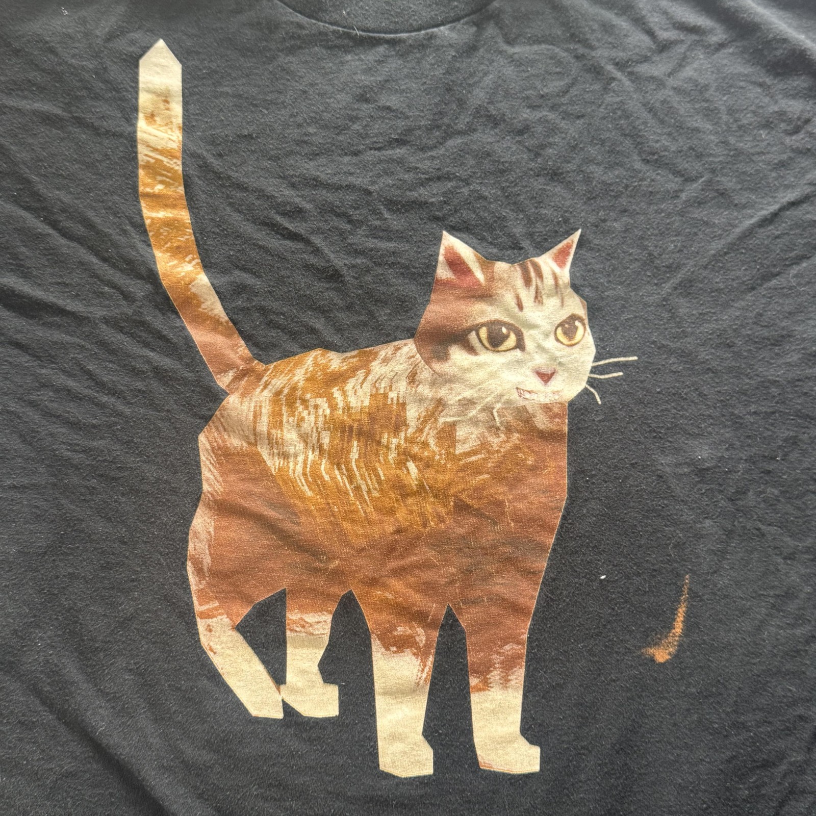 Goodie Two Sleeves Shirt Mens XL Black Cat Graphic Tee Tagless Casual Animal gallery