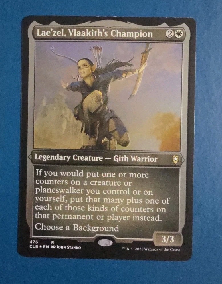 NM Foil-Etched Lae’zel, Vlaakith’s Champion CLB #476