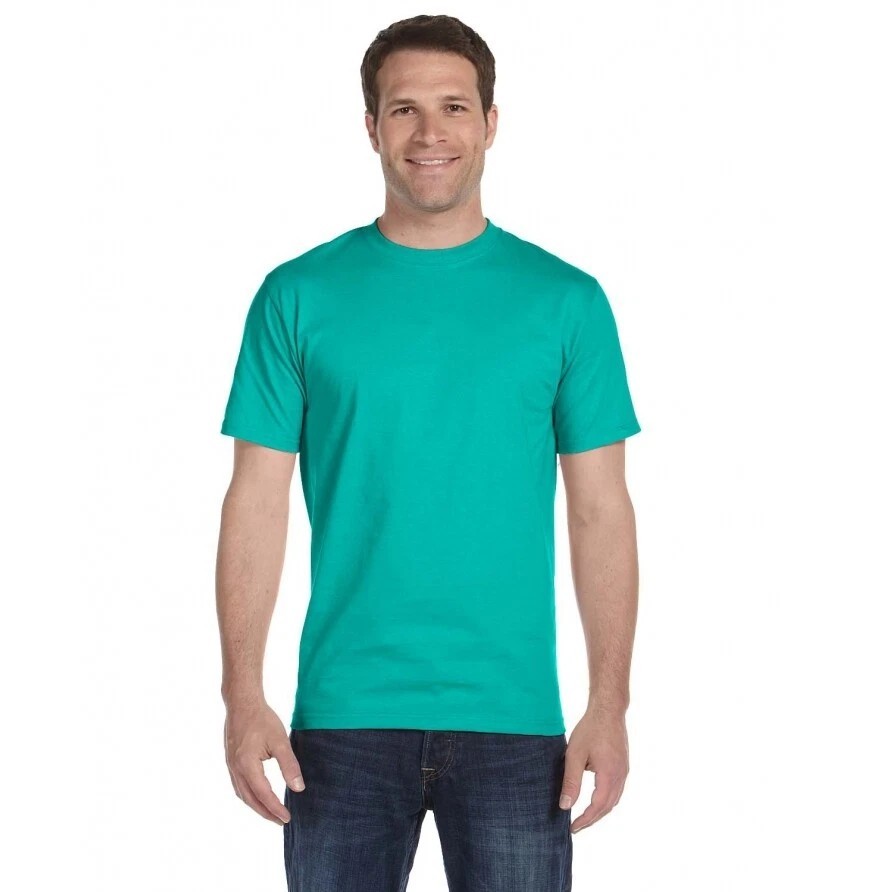 NWT Gildan Jade Dome Teal Color Adult 5.5 oz 50-50 T-Shirt XXL gallery