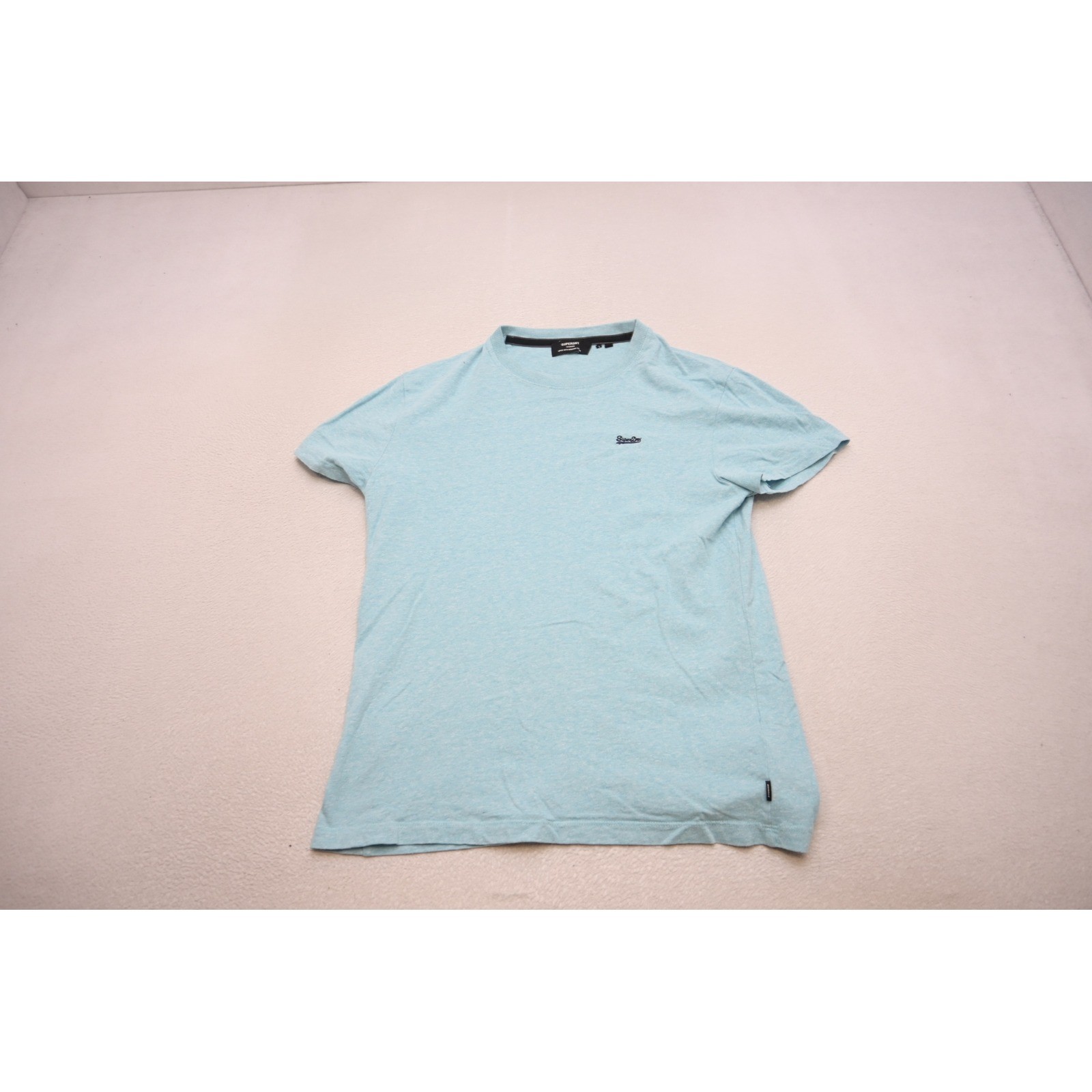 Superdry T-Shirt Mens Size Medium Blue Excellent Organic Cotton Heathered Tee gallery