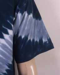 vintage 90s single stitch Tie Dye Chevron T-Shirt Philadelphia Eagles Blank? L