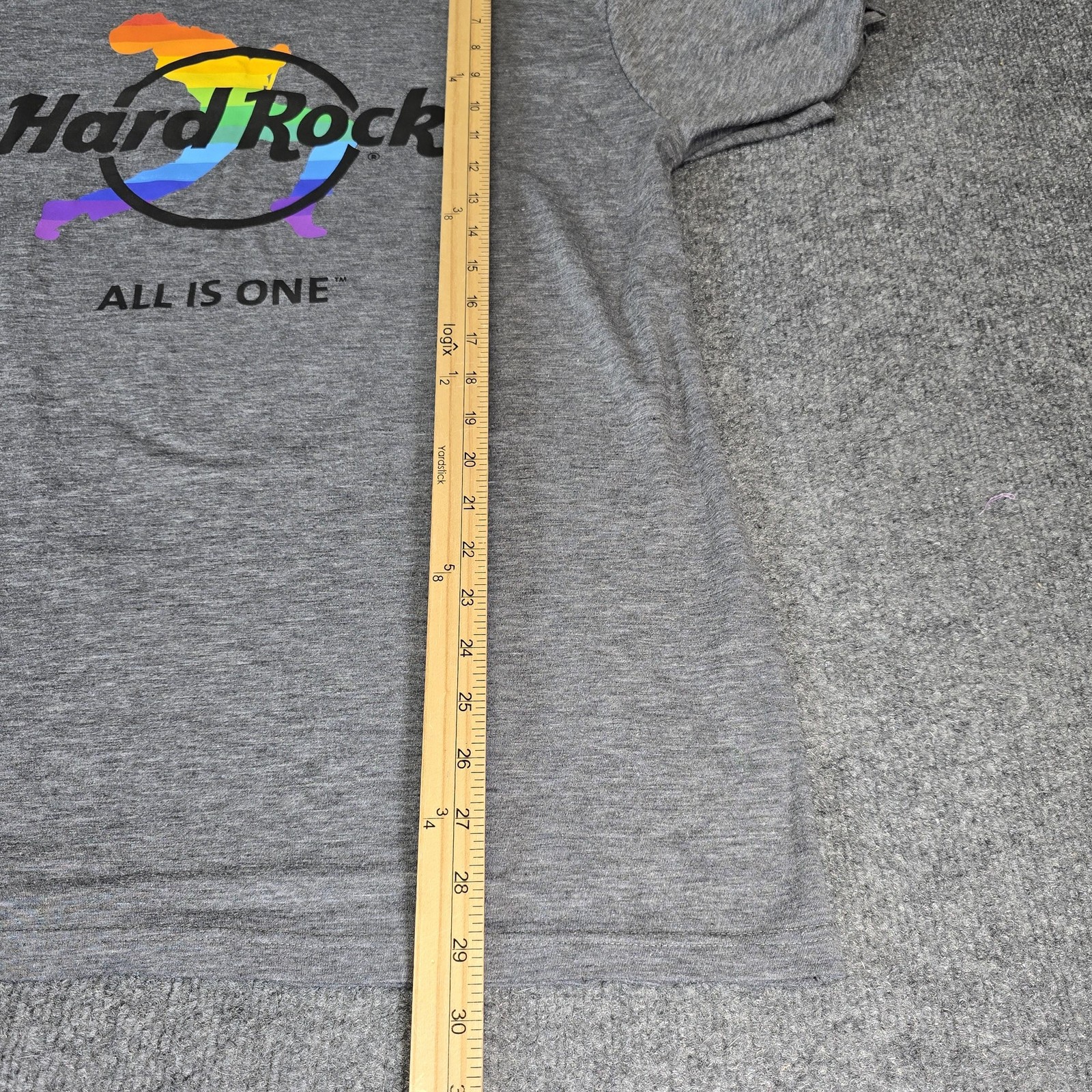 Hard Rock Cafe New York Shirt Mens Large Gray Rainbow Pride Mercury Graphic Tee gallery