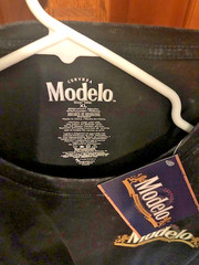 Modelo Men’s T-Shirt Size X-Large/Front-Back Graphics/Faded-Worn Look New w/Tags
