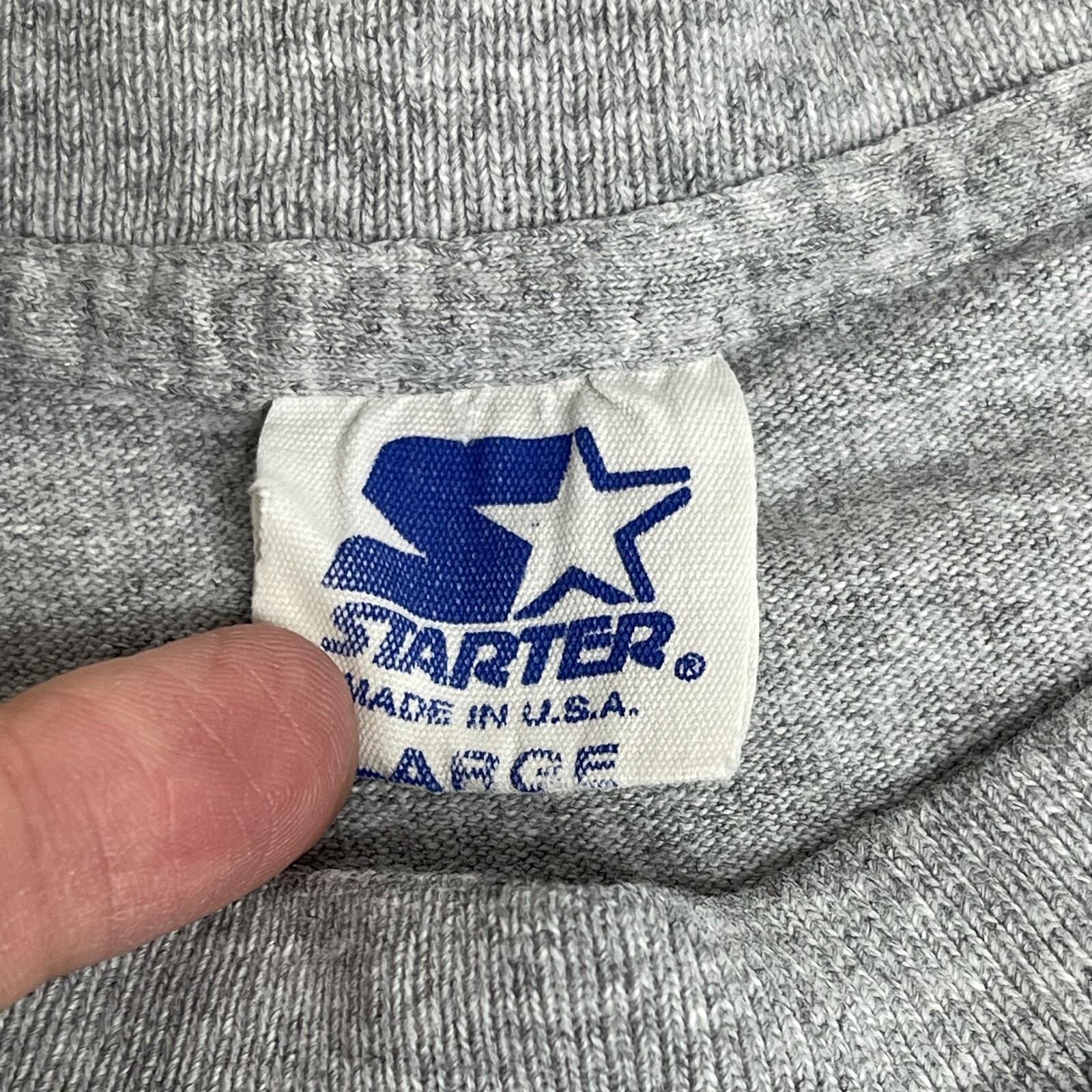 Vintage 90 Starter Logo Single Stitch Graphic T Shirt Tee Made in USA Mens Large gallery
