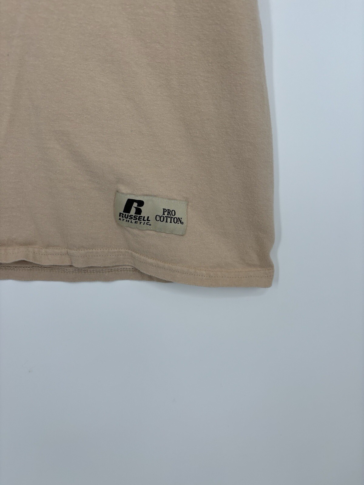 Vintage Y2K 90s Russell Athletic Crewneck Blank Tee Short Sleeve T Shirt Medium gallery