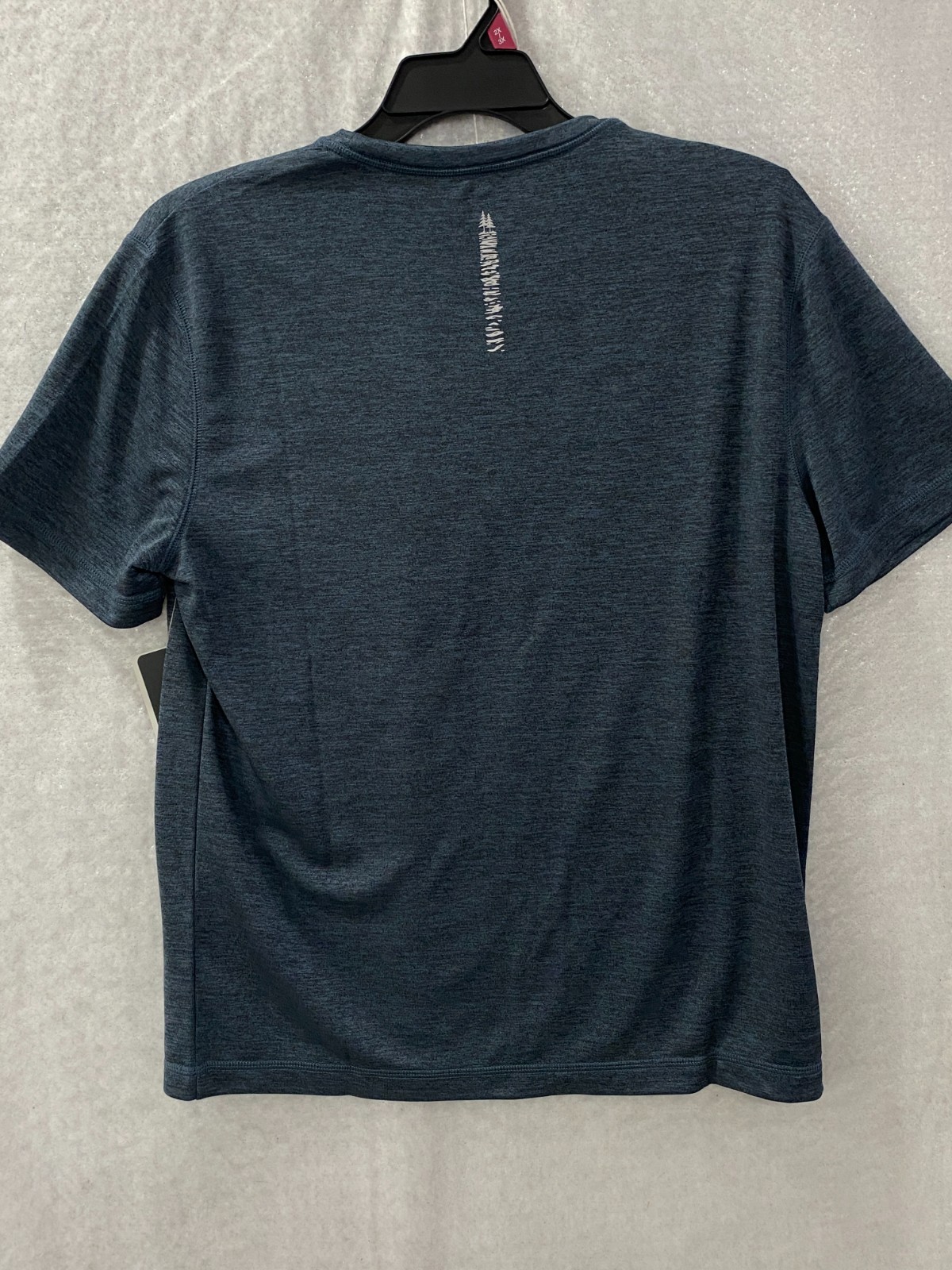 Bass & Co Men’s Hiker Tech Tee Blue M Moisture Wicking UPF 50+ Short Sleeve NWT gallery