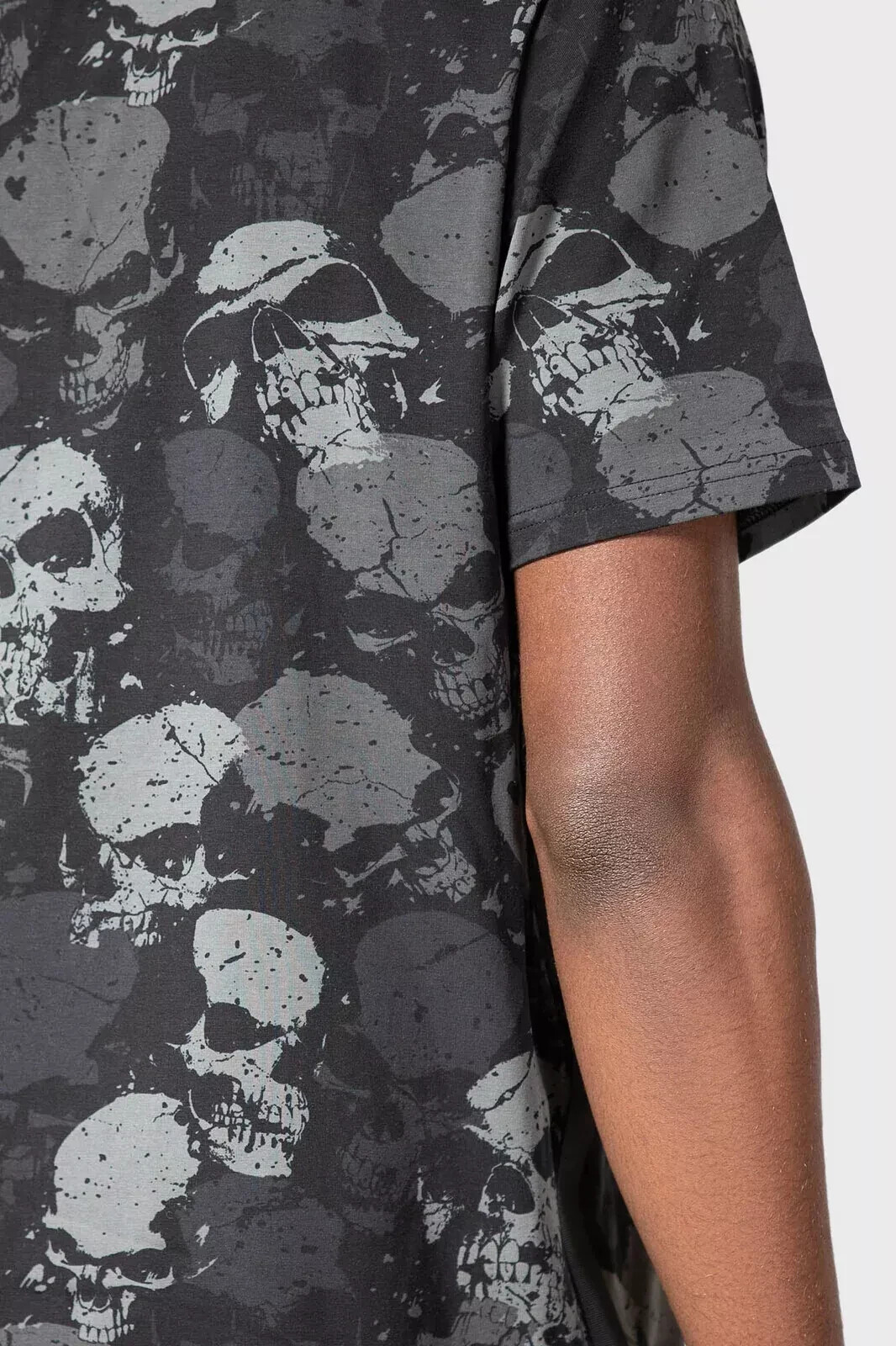 Killstar Tzompantli T-Shirt Unisex Pentagram Satanic Skull Goth Punk Size Large gallery