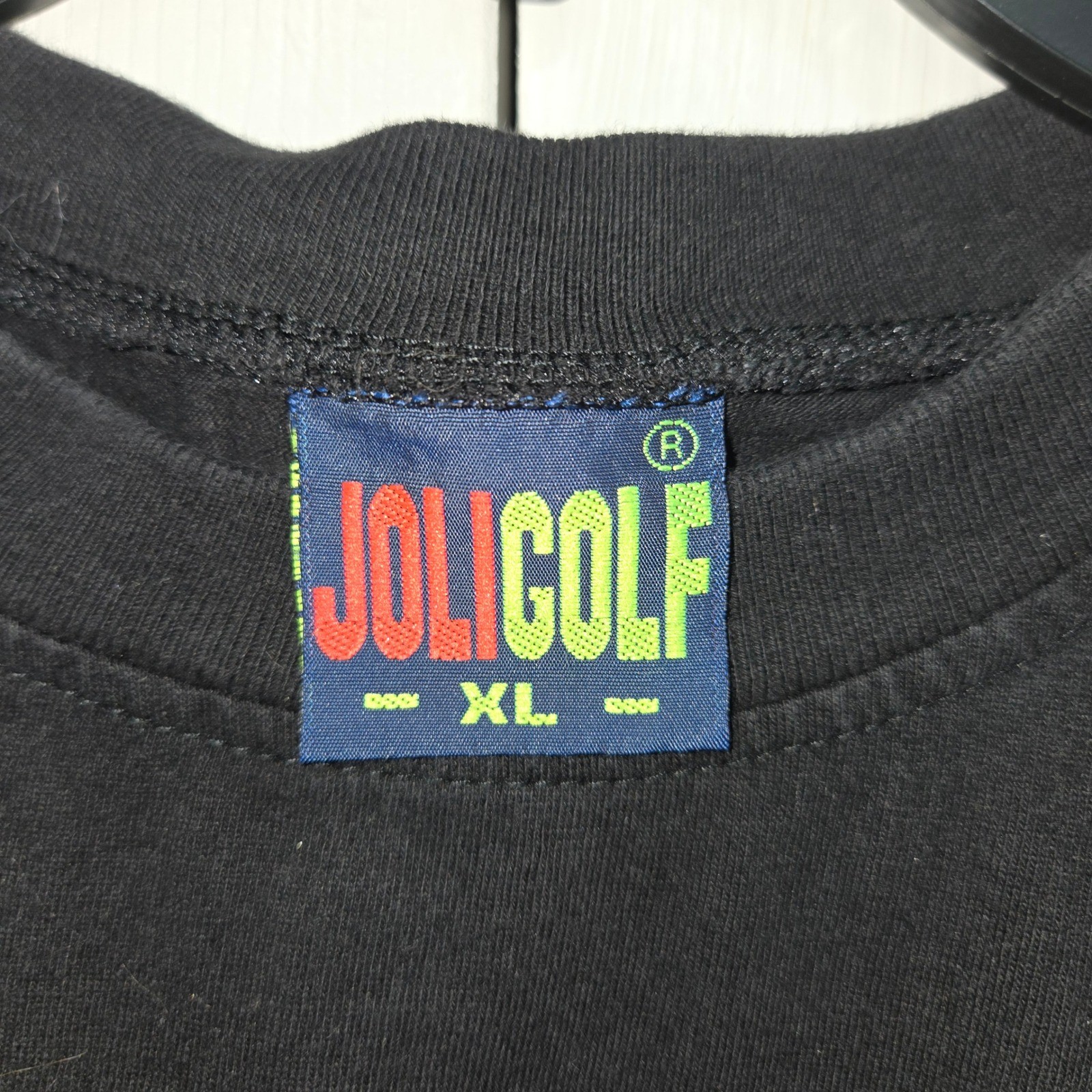 Joligolf Thailand Shirt XL Boxy Golden Triangle Graphic Tee Black Screen Printed gallery