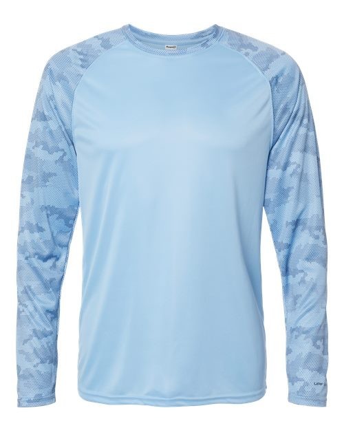 Sun Shirt UPF 50+ Paragon Unisex Cayman Camo Blue Long Sleeve T-Shirt gallery