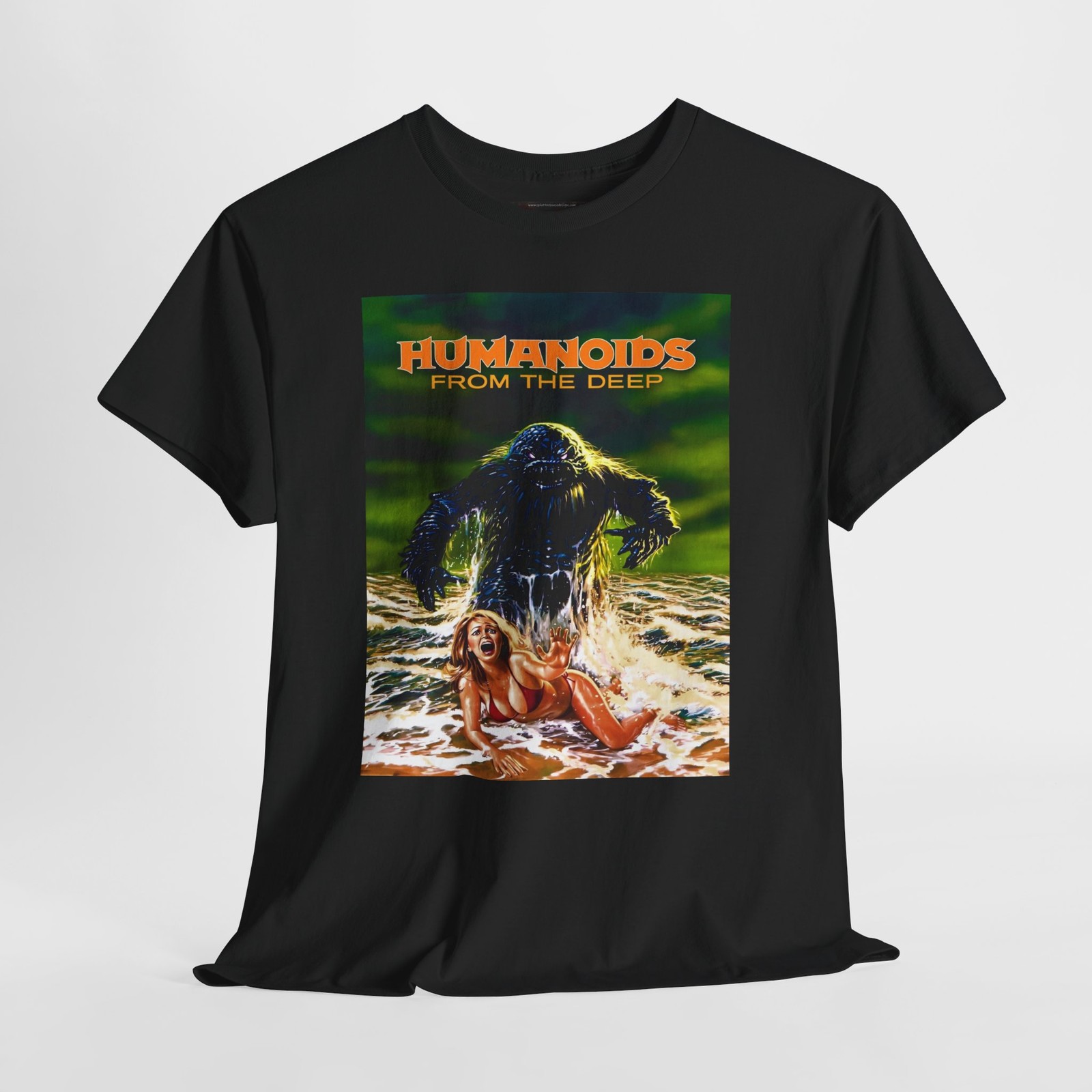 Humanoids From the Deep 1980 Retro Movie Poster Horror Unisex Graphic T-Shirt gallery