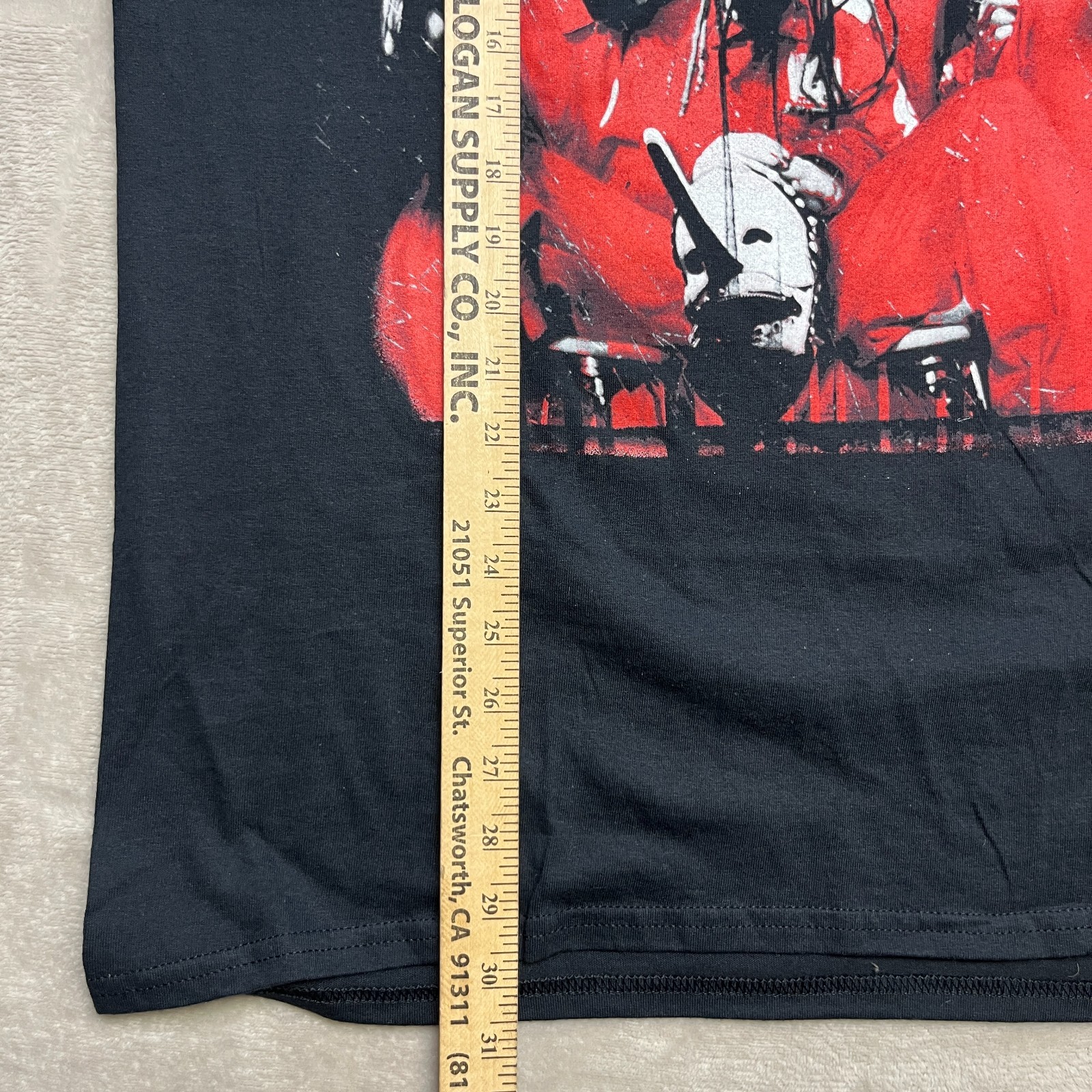 Slipknot Self-Titled Album Cover Art Heavy Metal Band Tee Large Barcode On Back gallery