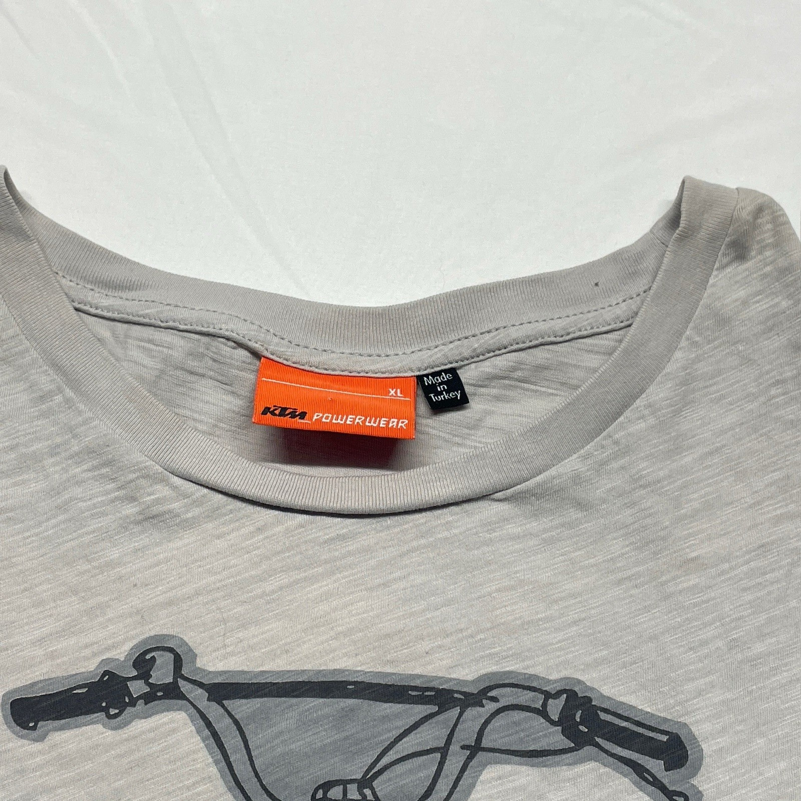 KTM Powerwear Men's XL Graphic TEE Grey Hansa 100ccm Offroad 1967 gallery