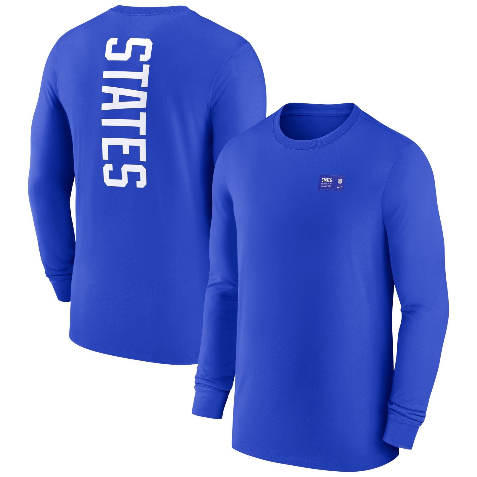 Men’s Nike Blue USMNT Team Ignite Long Sleeve T-Shirt New