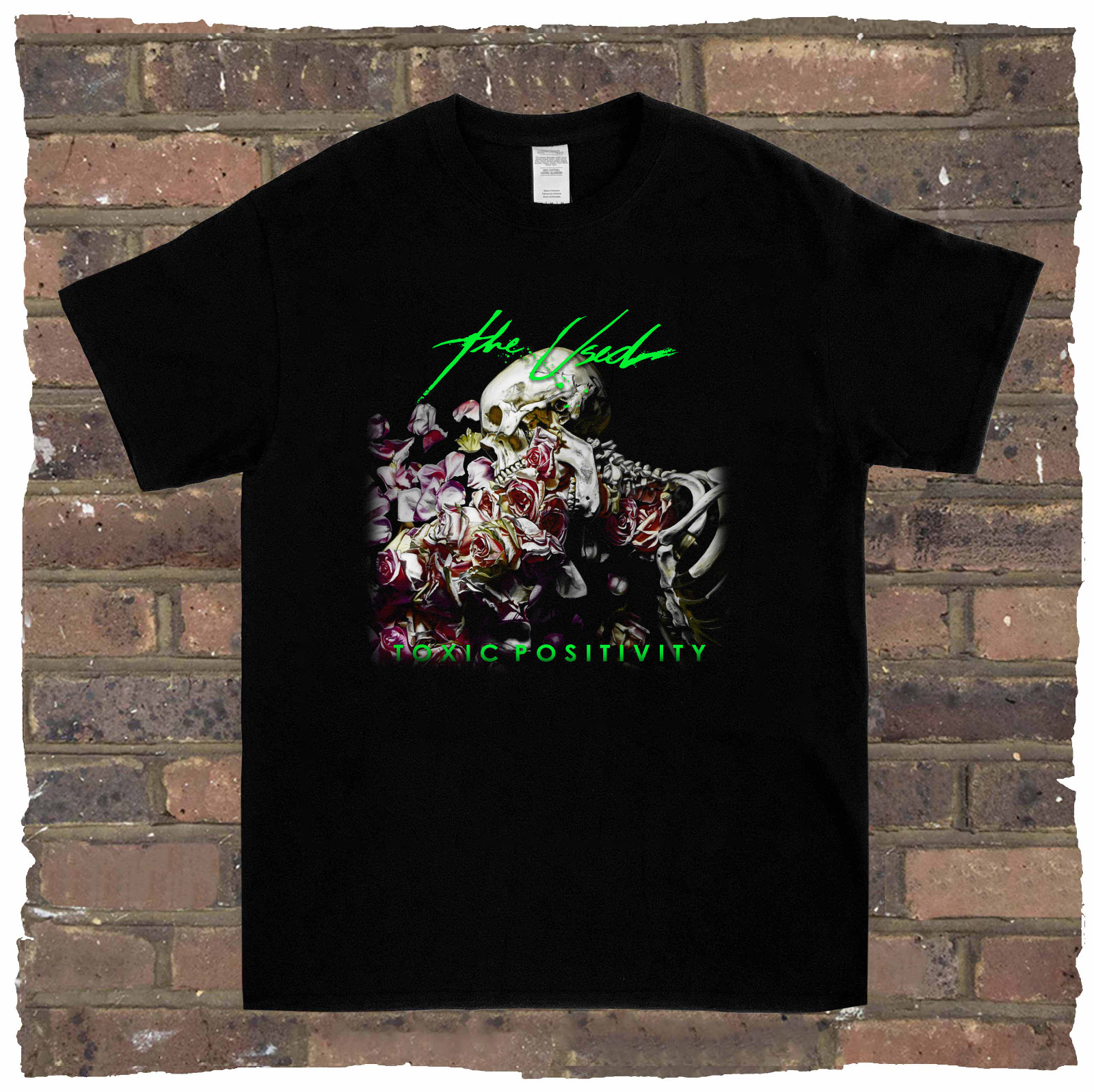 The Used Band Toxic Positivity Black Cotton Shirt Unisex Concerts-5XL LO300 gallery