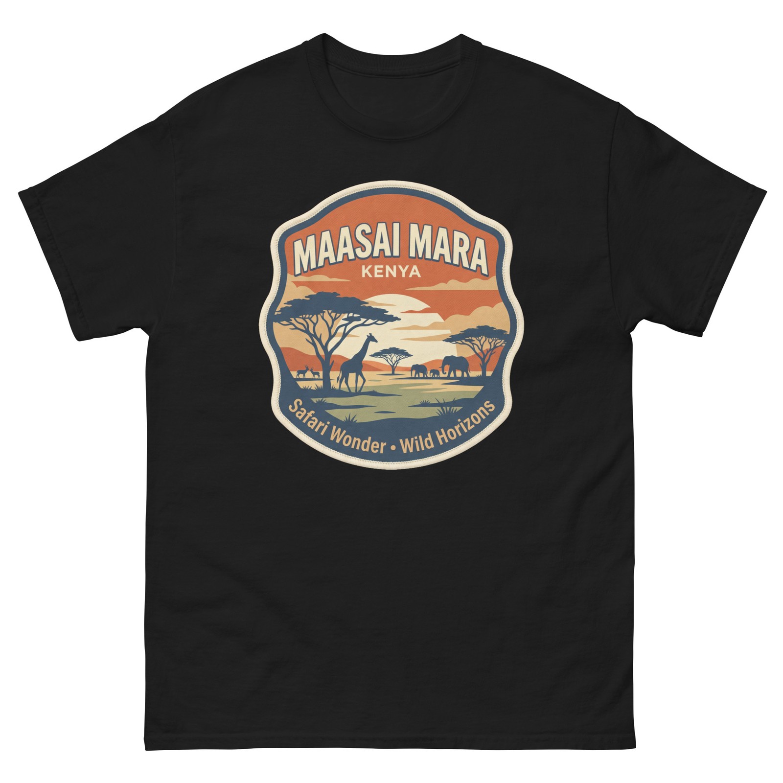 Maasai Mara Kenya Safari Graphic T-Shirt Unisex Travel Tee gallery