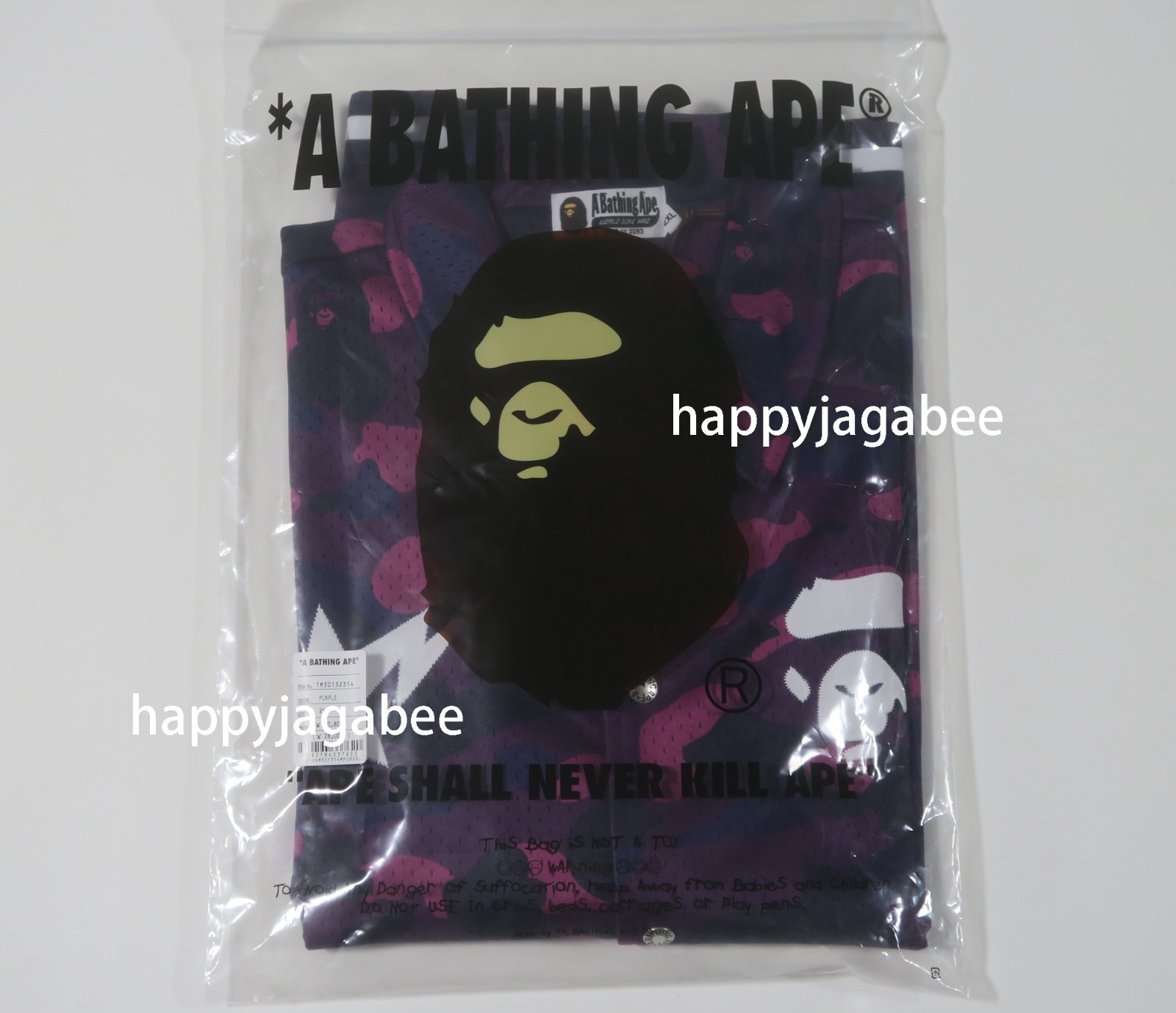 A BATHNIG APE Men's COLOR CAMO WARM UP SS SHIRT 1M30132314 bz gallery