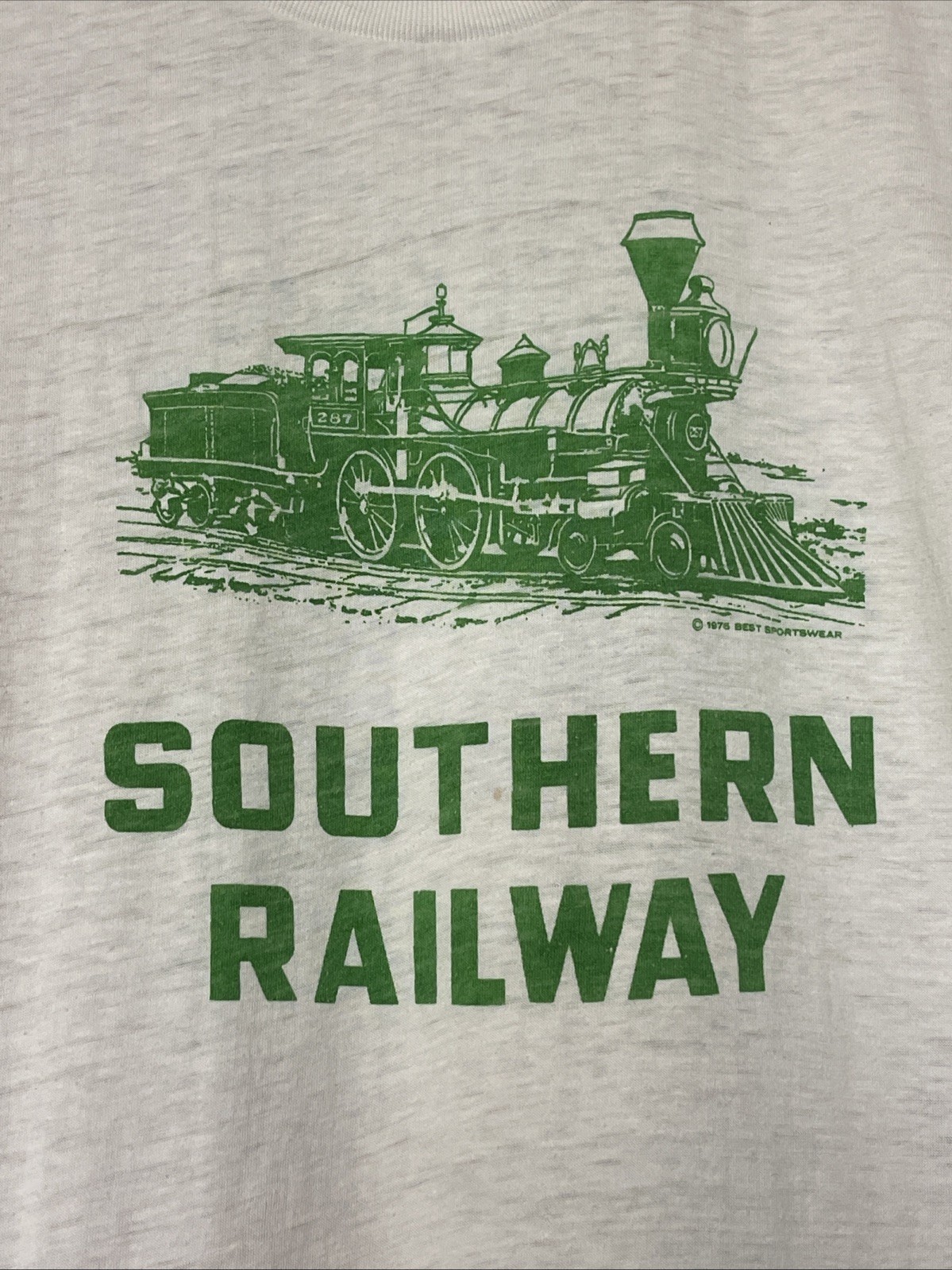 Southern Railway Vintage Single Stitch Tee Shirt Gauzy CSX Railroad Norfolk gallery